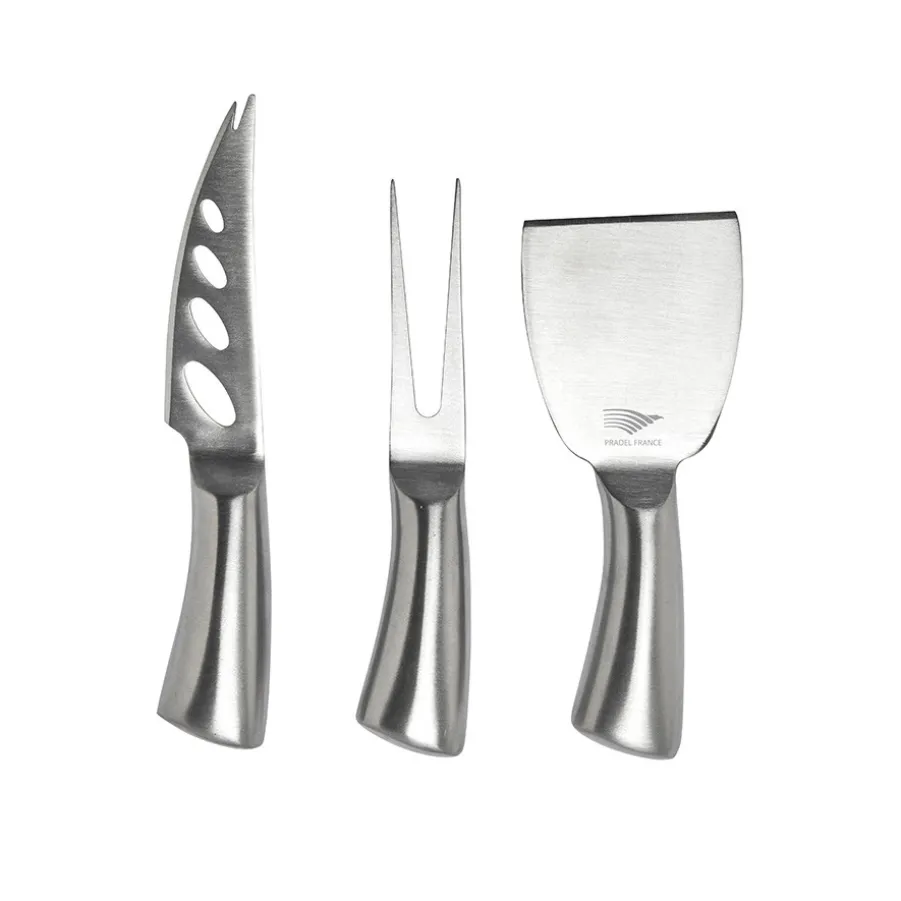 New Lot de 3 couteaux à fromage tout inox Sets De Couteaux De Cuisine|Autres Couteaux De Cuisine