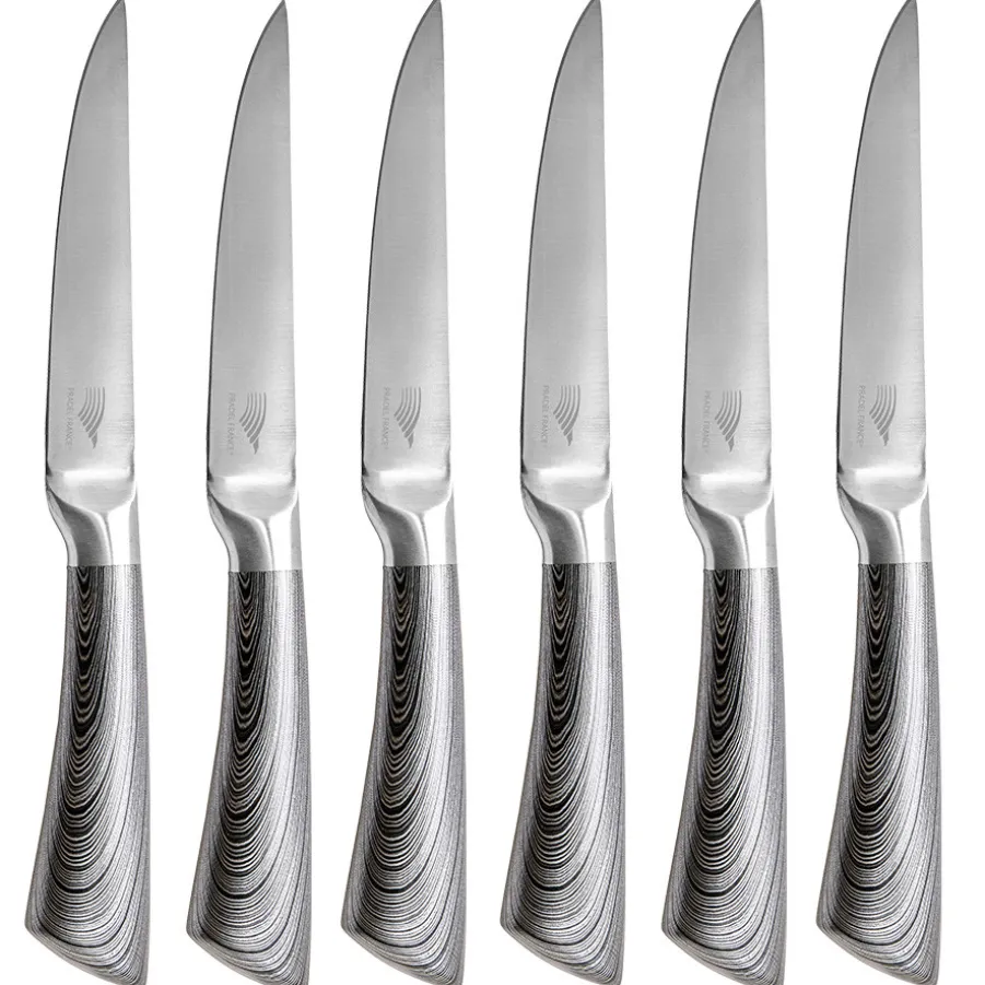 Online Lot de 6 couteaux à steak design Couteaux À Steak