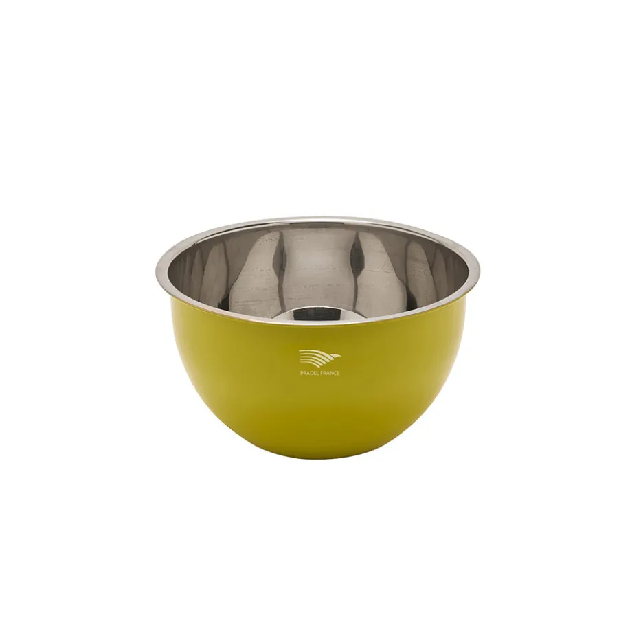 Cheap Lot de 3 saladiers inox multicolores avec couvercles Ustensiles De Préparation|Boite De Conservation Alimentaire