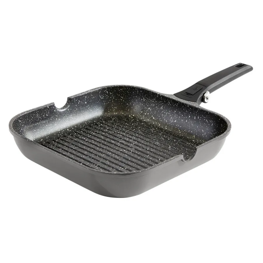 Sale Poêle grill fonte d'aluminium Plancha, Barbecue Et Grill|Poêles